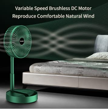Foldable Rechargeable Mini Table Fan (Portable Cooling Fan)
