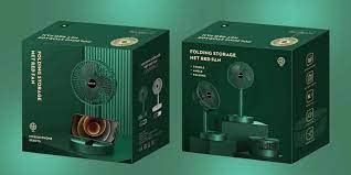Foldable Rechargeable Mini Table Fan (Portable Cooling Fan)